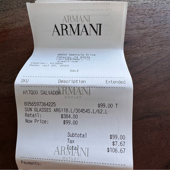 Giorgio Armani Salvador sunglasses - Picture 8 of 8